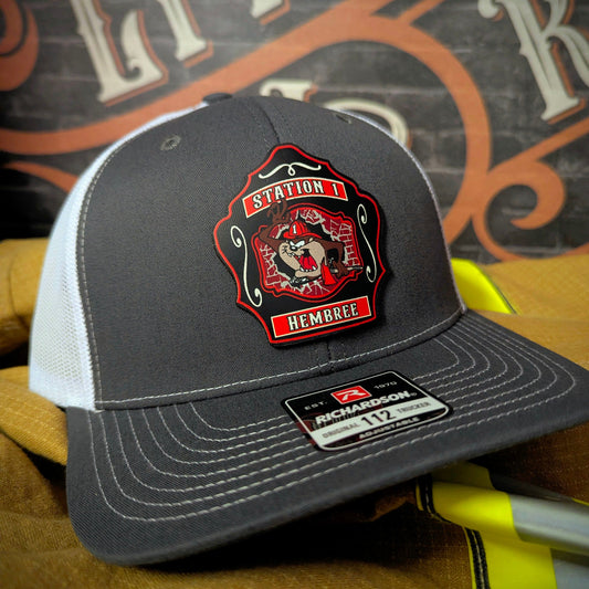 Station 1 custom fire department hat