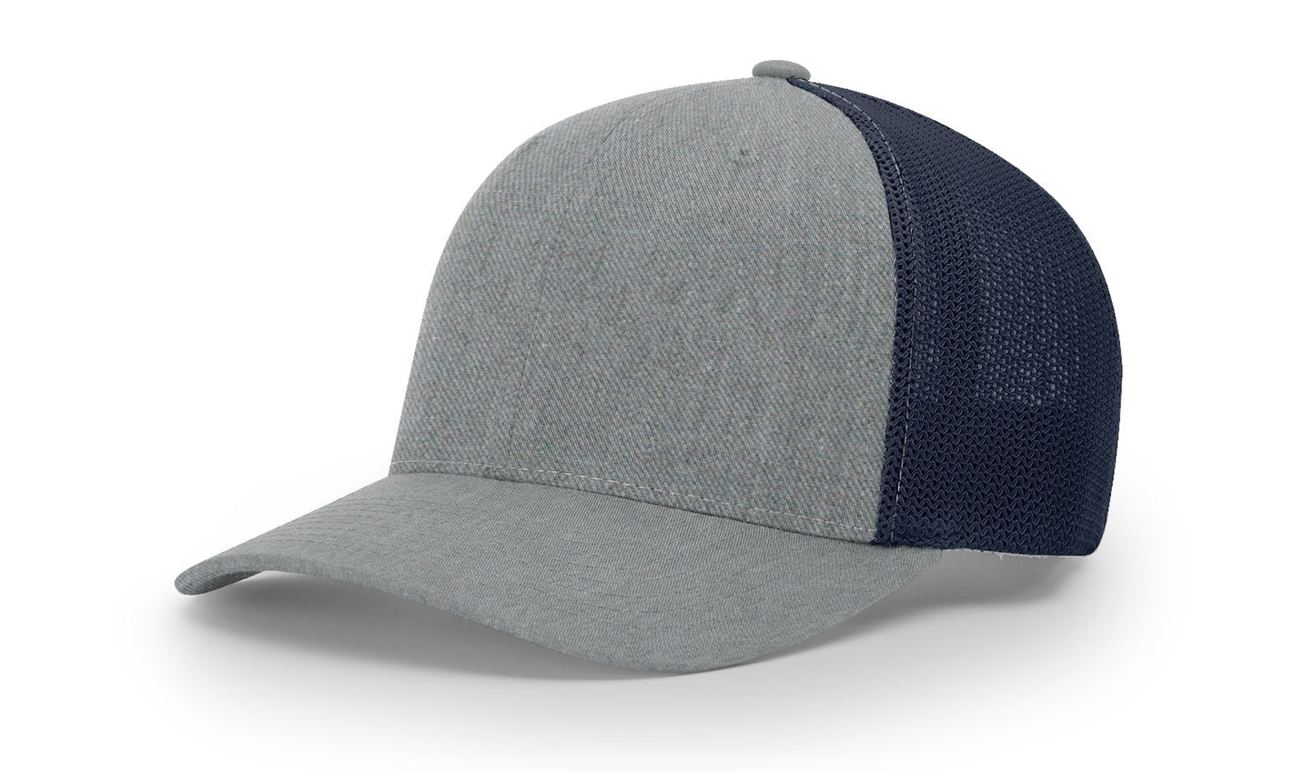 Advance Fire Department Leather Patch Hat
