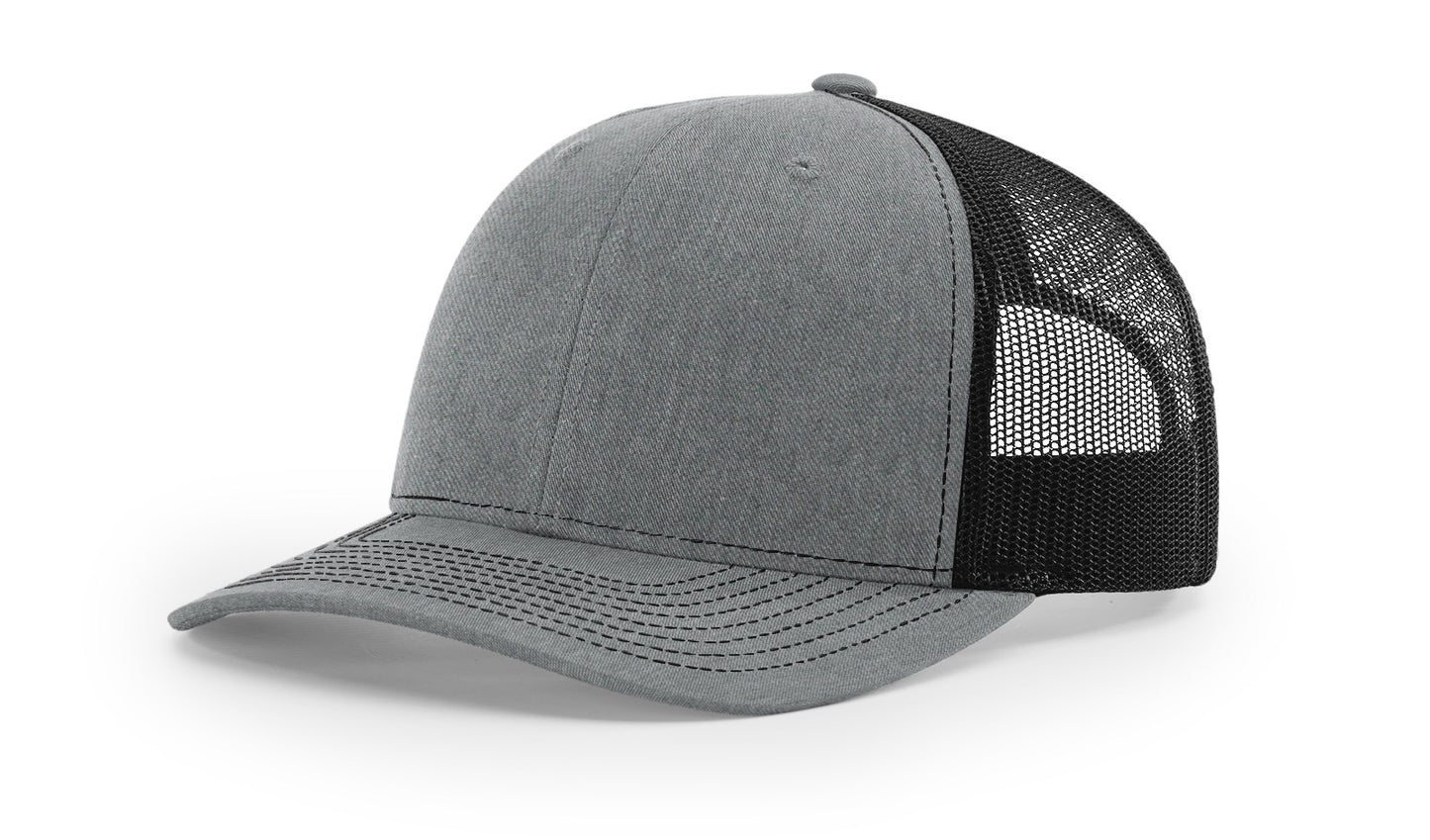Advance Fire Department Leather Patch Hat