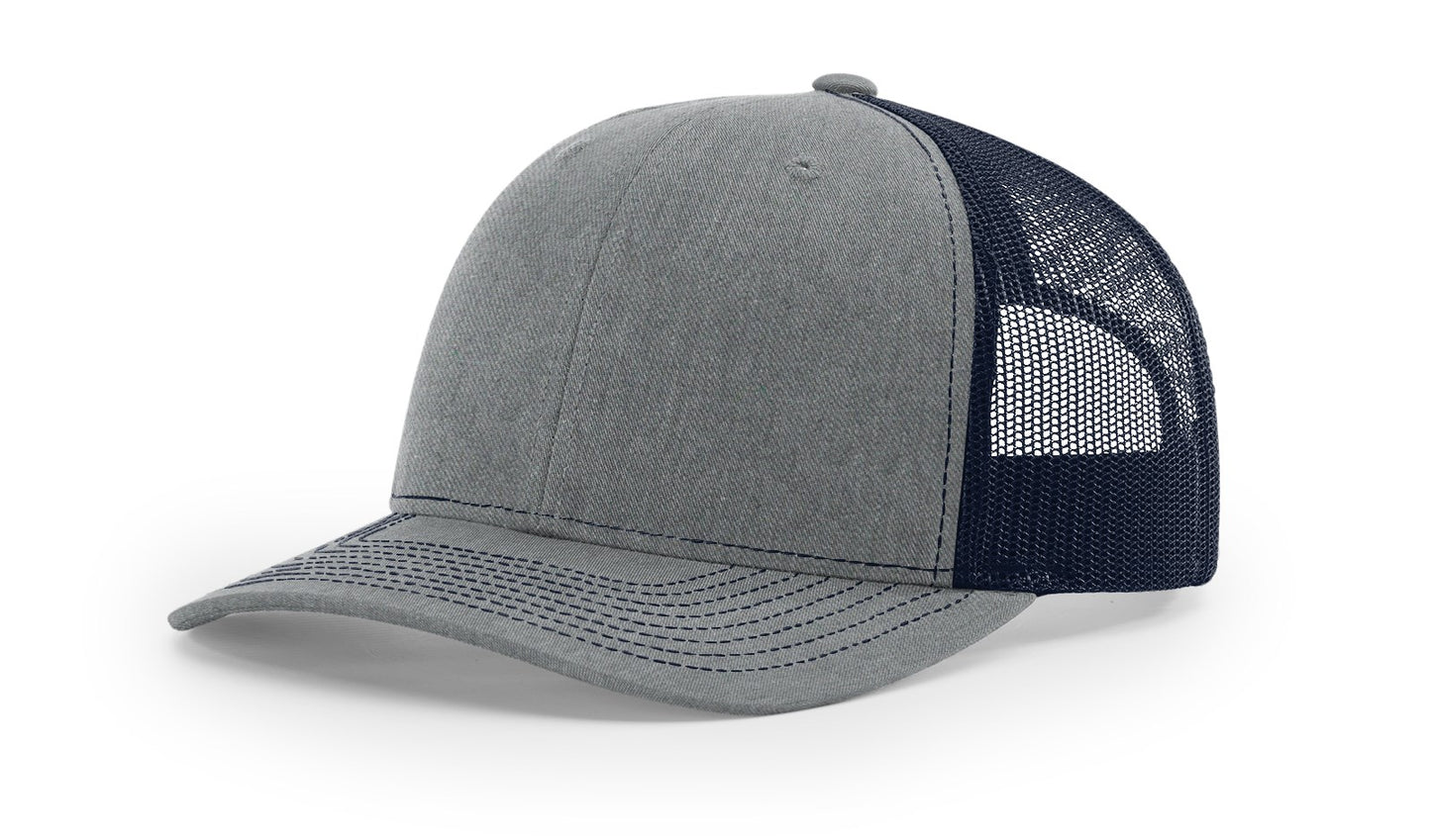 Advance Fire Department Leather Patch Hat