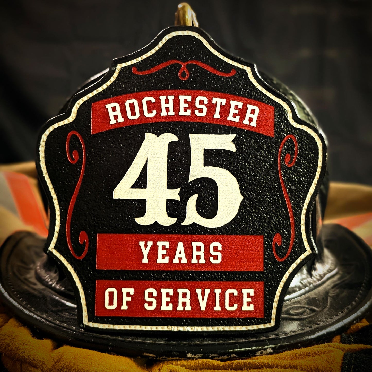 Custom firefighter helmet shield For Cairns N5A, N6A, and Phenix TL2 Helmets