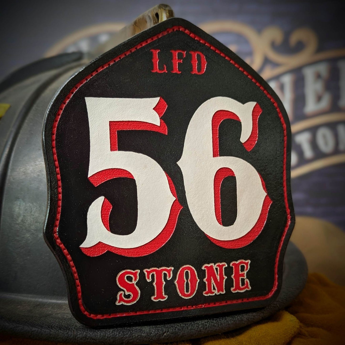 custom helmet shield – handcrafted for professional firefighter use