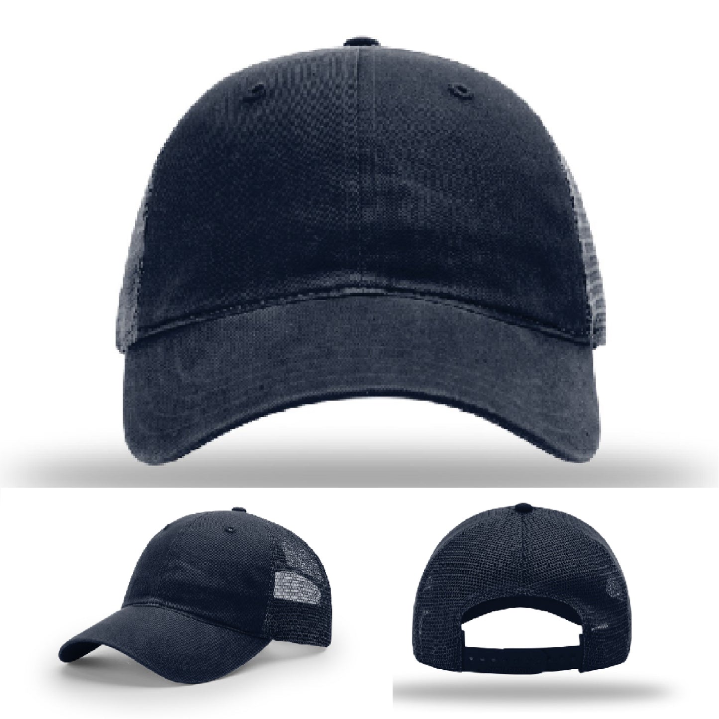 Versatile leather patch hat with your state's flag – clean custom finish
