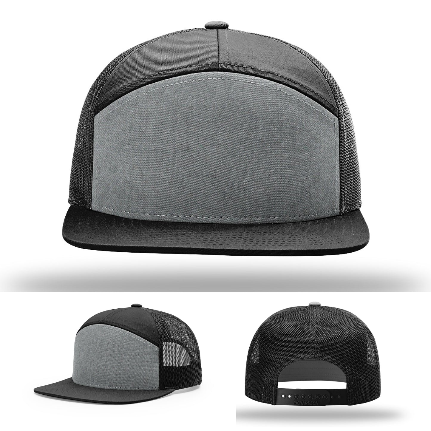 Genuine leather state flag patch hat – all states available
