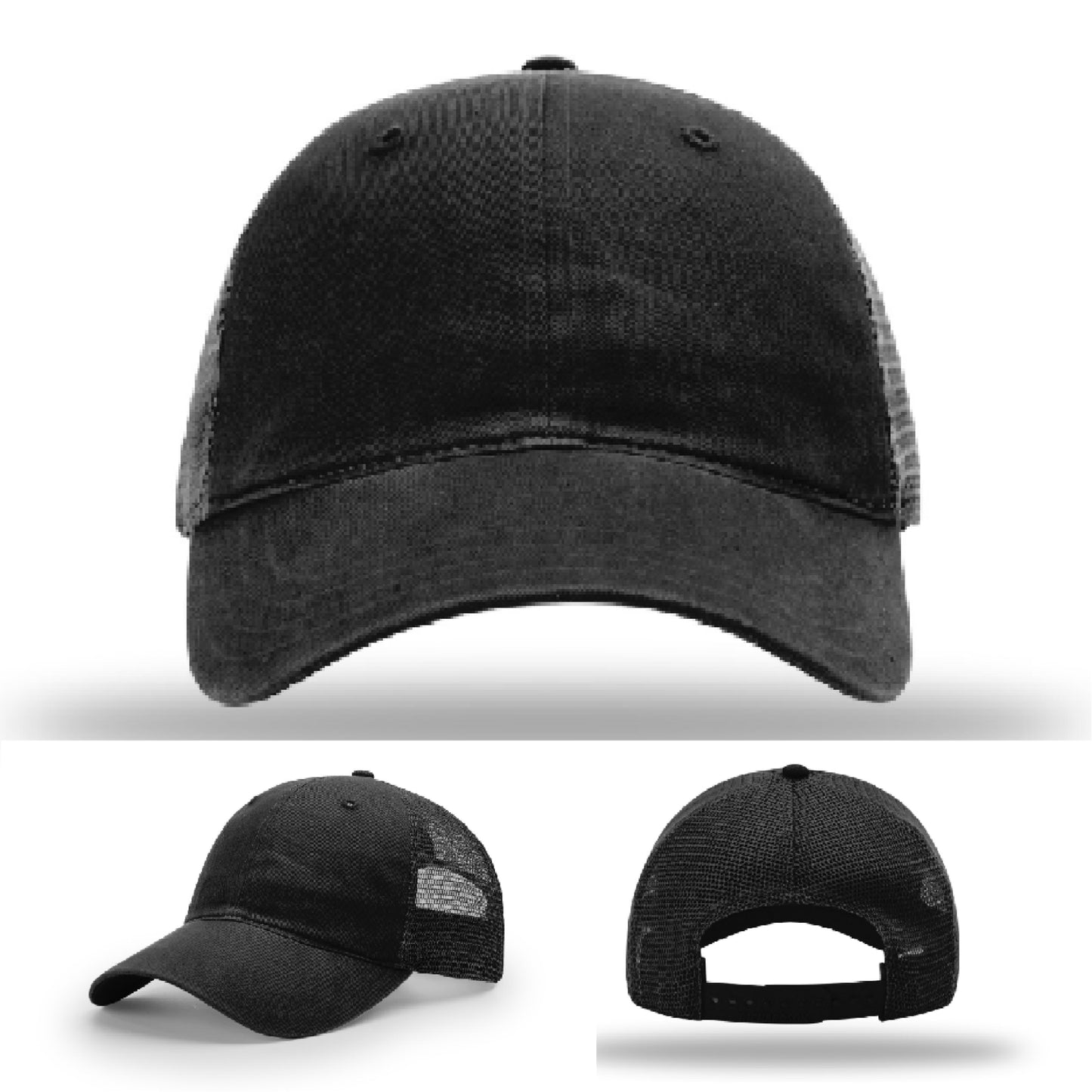 Custom logo hat with leather branding for small businesses