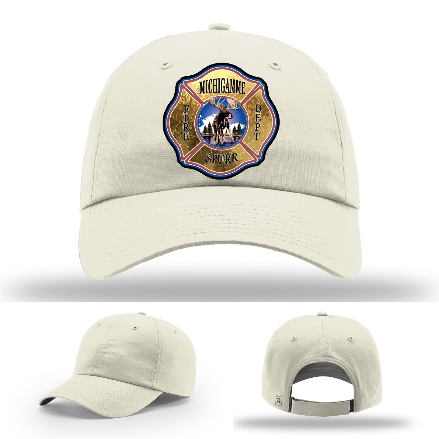 Michigamme Spurr custom fire patch hat firefighter gear with purpose – a sharp patch built to represent