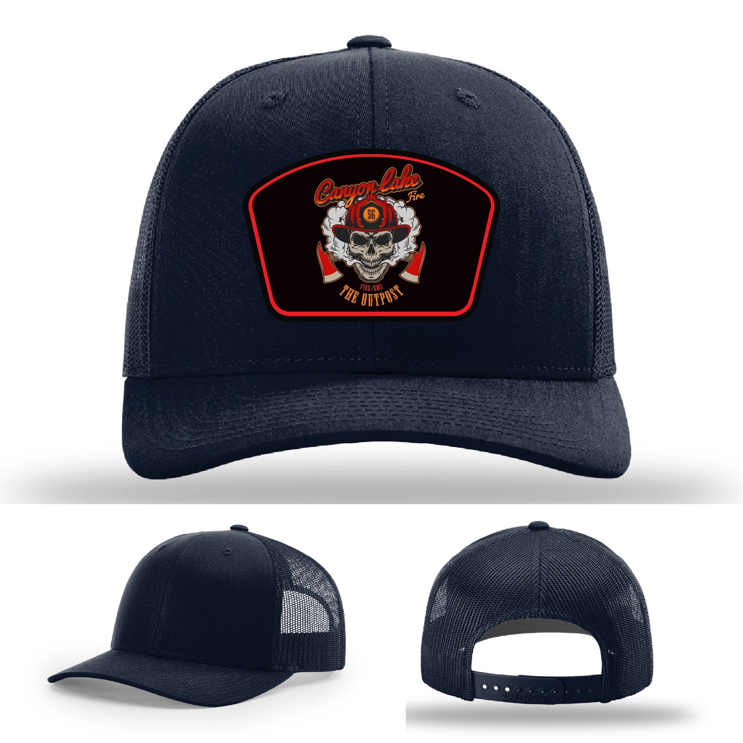 Canyon Lake Fire/EMS hat – customized for daily fire and EMS shifts