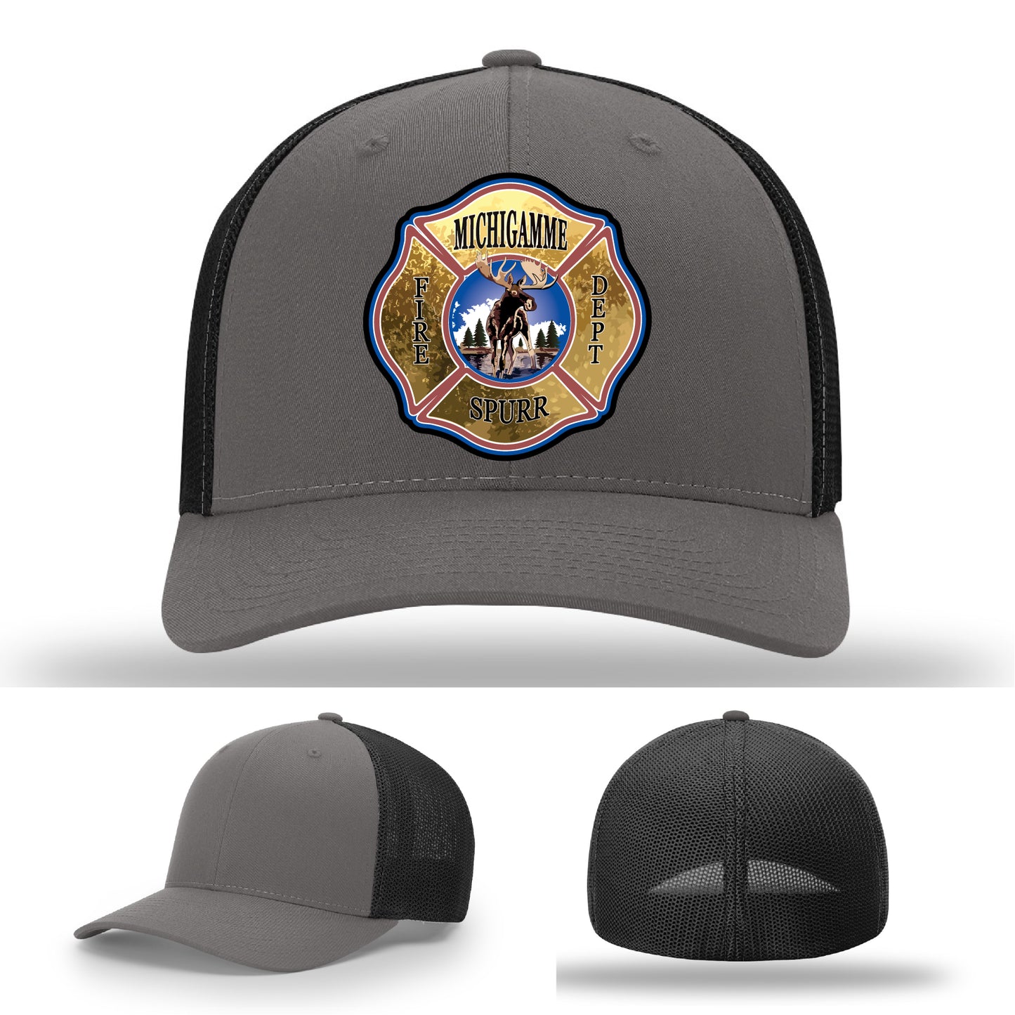 Michigamme Spurr Fire Department hat built for firehouse pride – crafted with attention to detail
