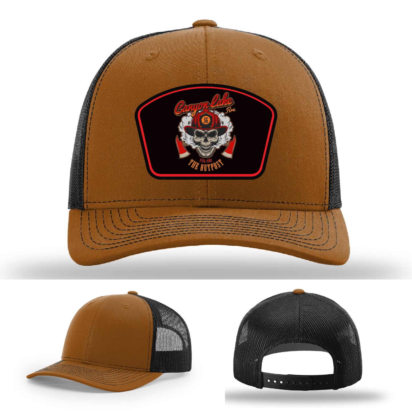 custom fire department hat for Canyon Lake Fire/EMS responders
