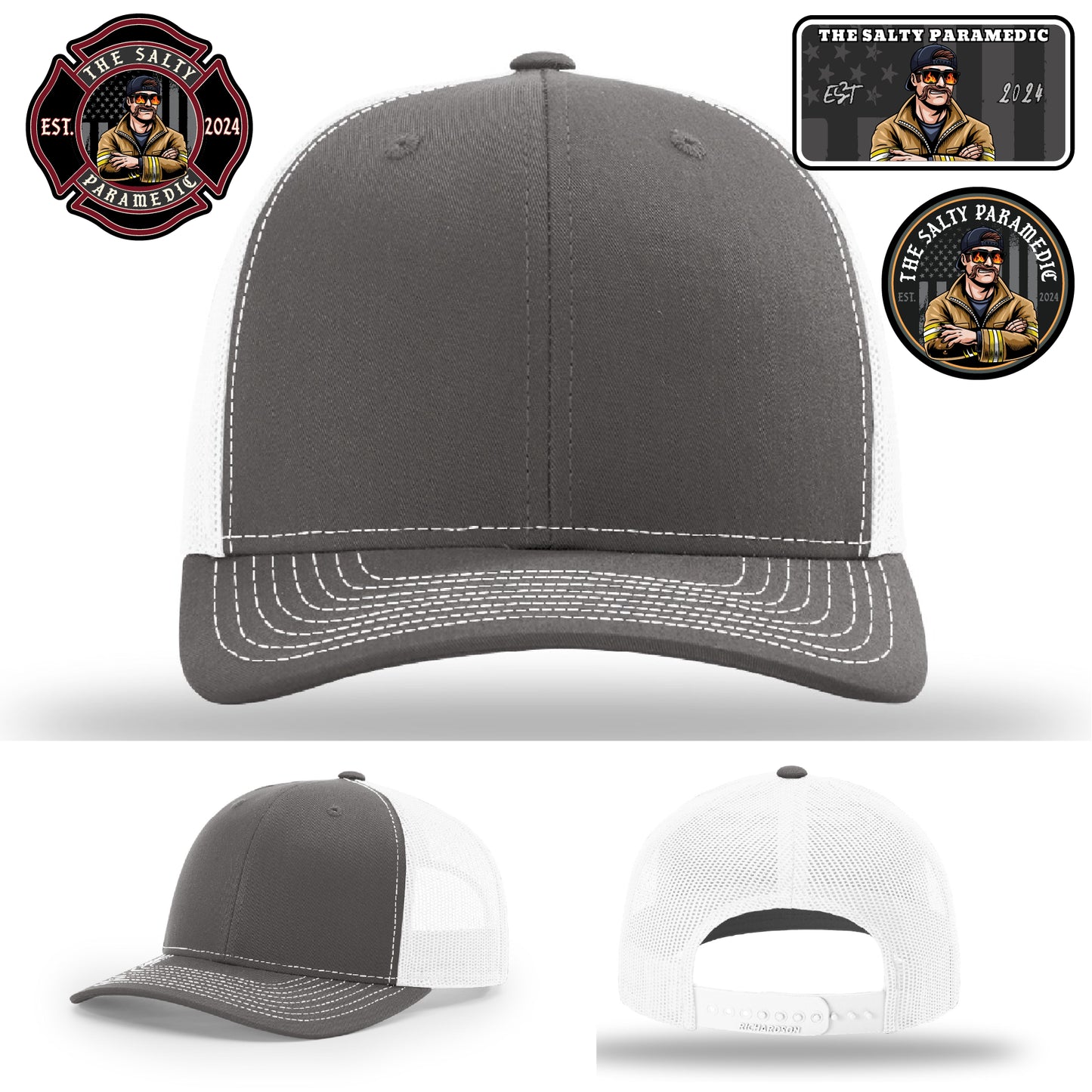 The Salty Paramedic headwear – custom firefighter-grade hat