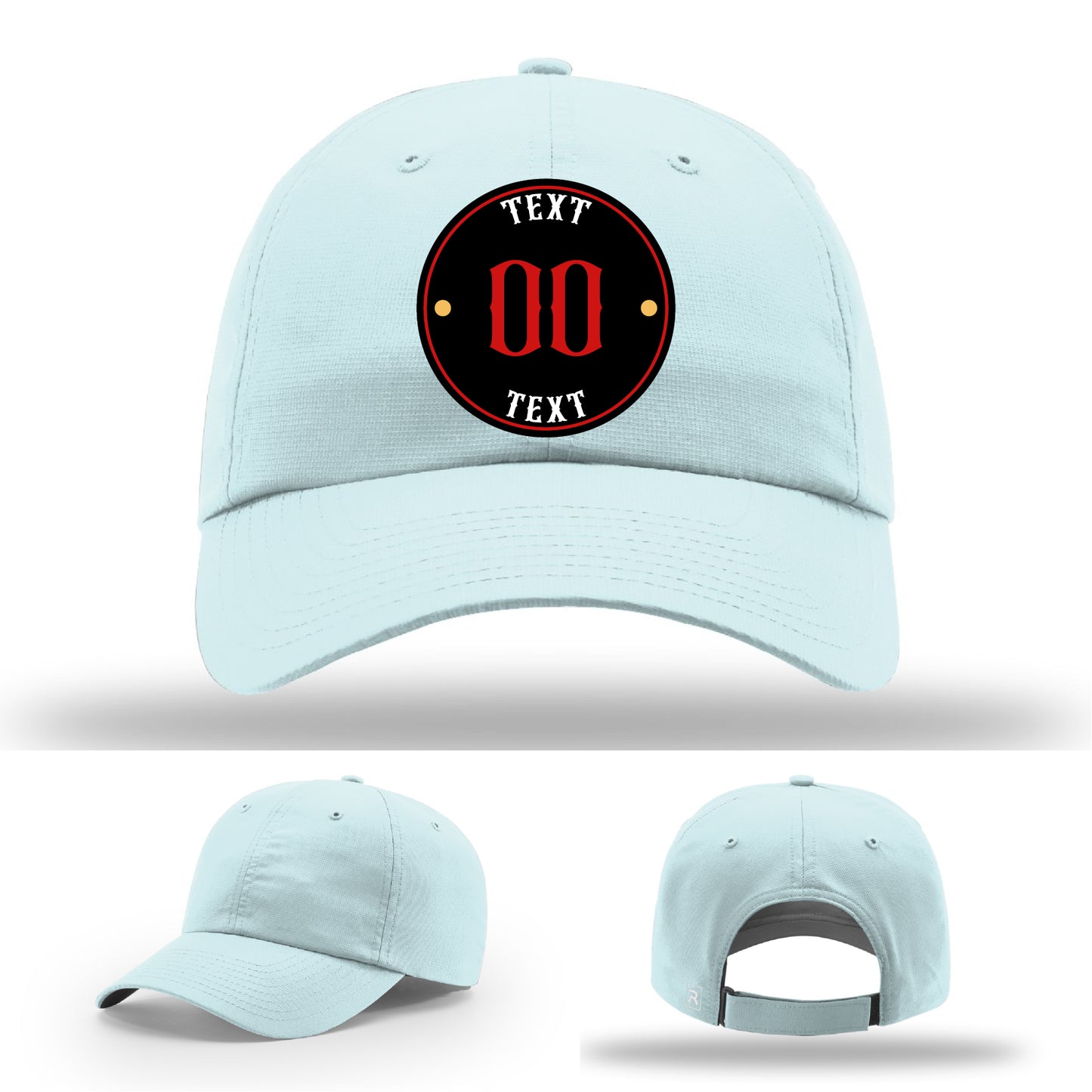 Upload your department logo for a signature leather hat
