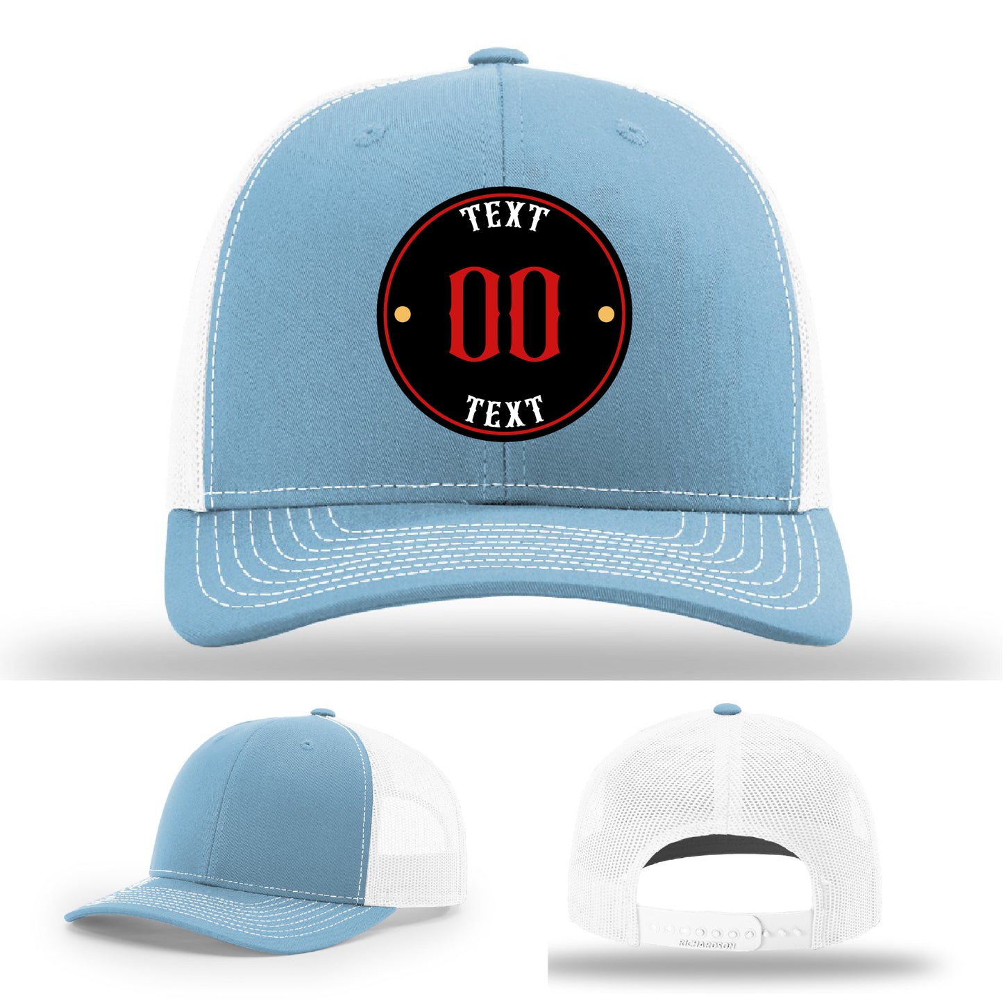 Turn your logo into a bold leather patch hat