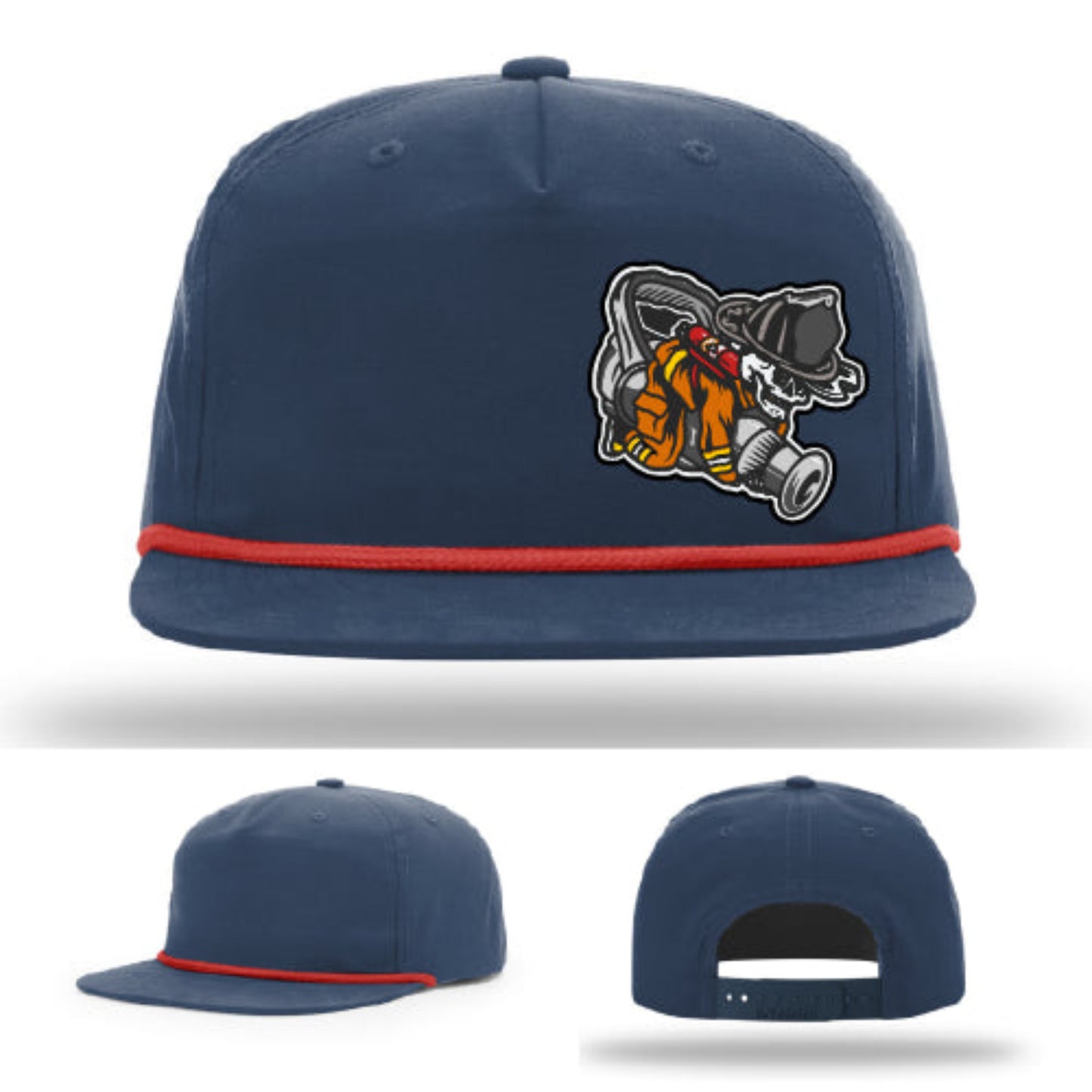 Firefighter lifestyle Richardson hat with fireman patch β casual wear for the ones who work fireground.