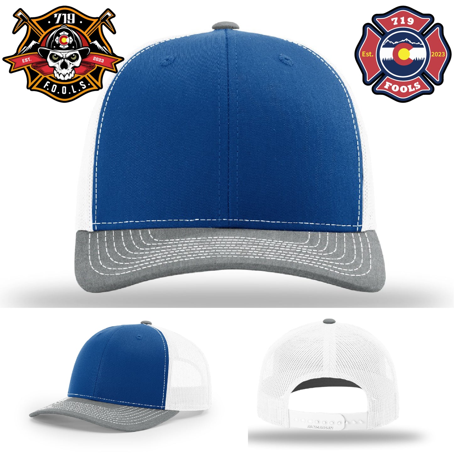 Firefighter pride hat – Richardson with leather patch from 719 FOOLS