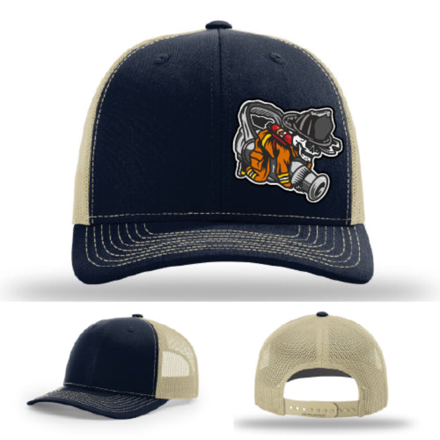 Firefighter lifestyle Richardson hat with fireman patch β for those who live the firefighter lifestyle.