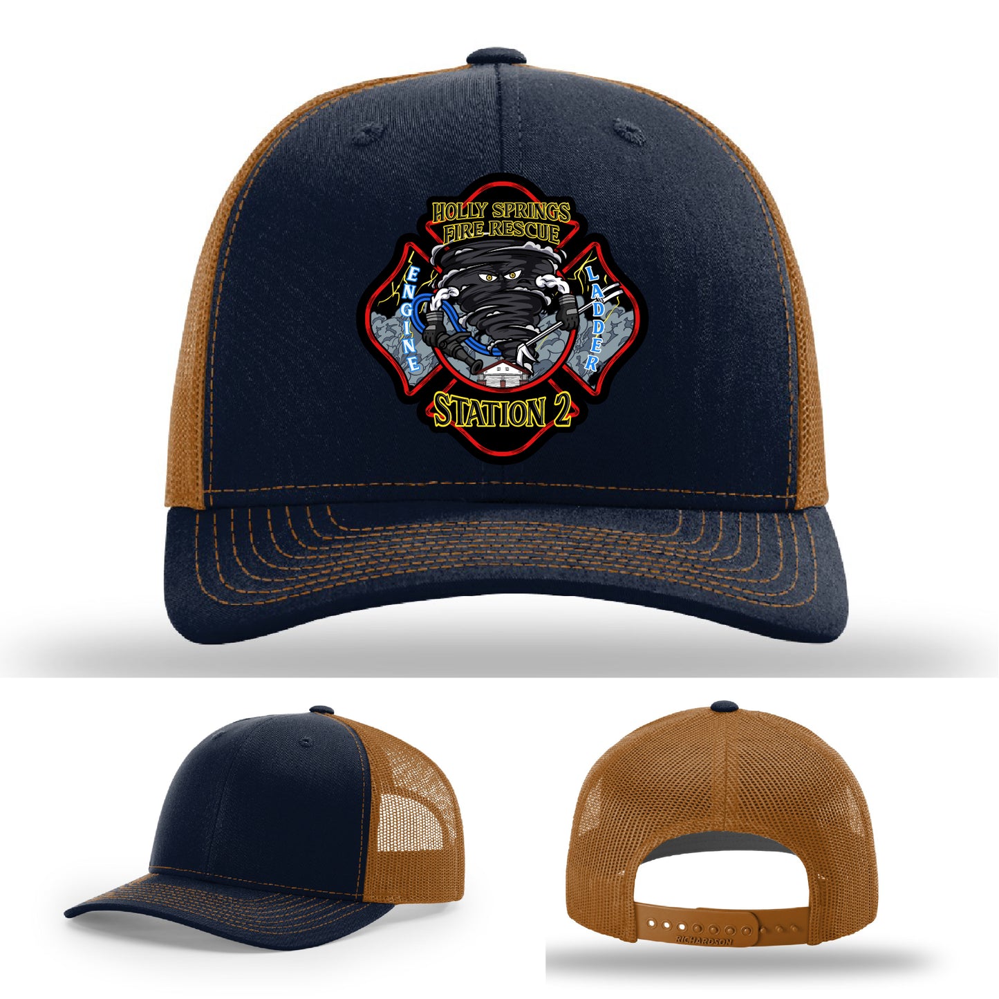 Station 2 firefighter cap built for Holly Springs Fire personnel