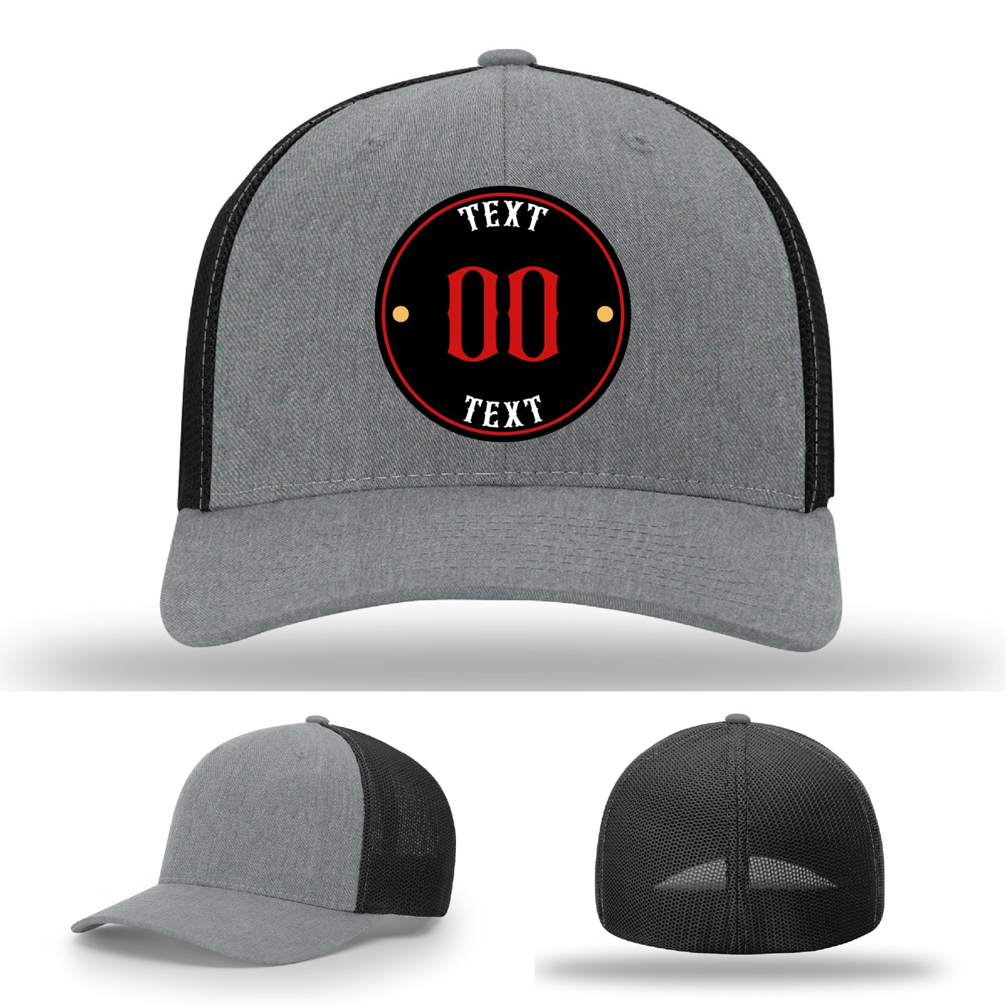 Stand out with a fully customized leather patch hat