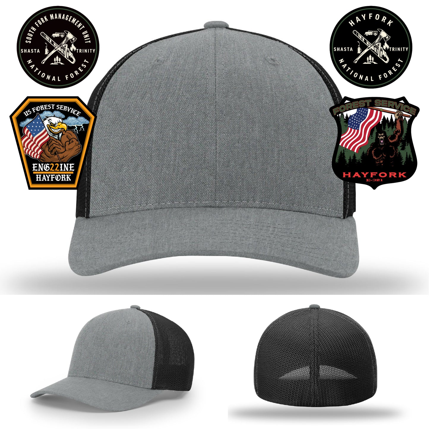 Hayfork Nation Forest firefighter pride hat – custom made