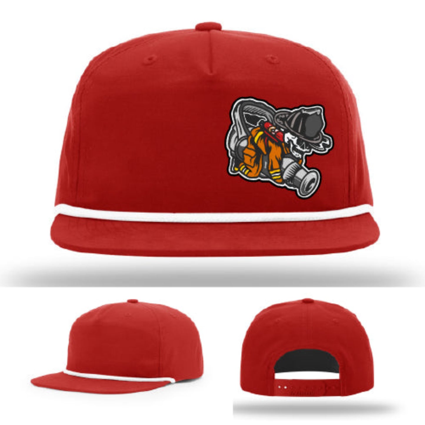 Firefighter lifestyle Richardson hat with fireman patch β an everyday hat for everyday firemen.