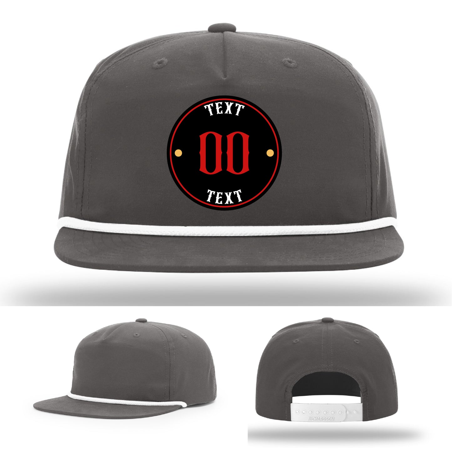 Business logo leather patch hat with premium customization