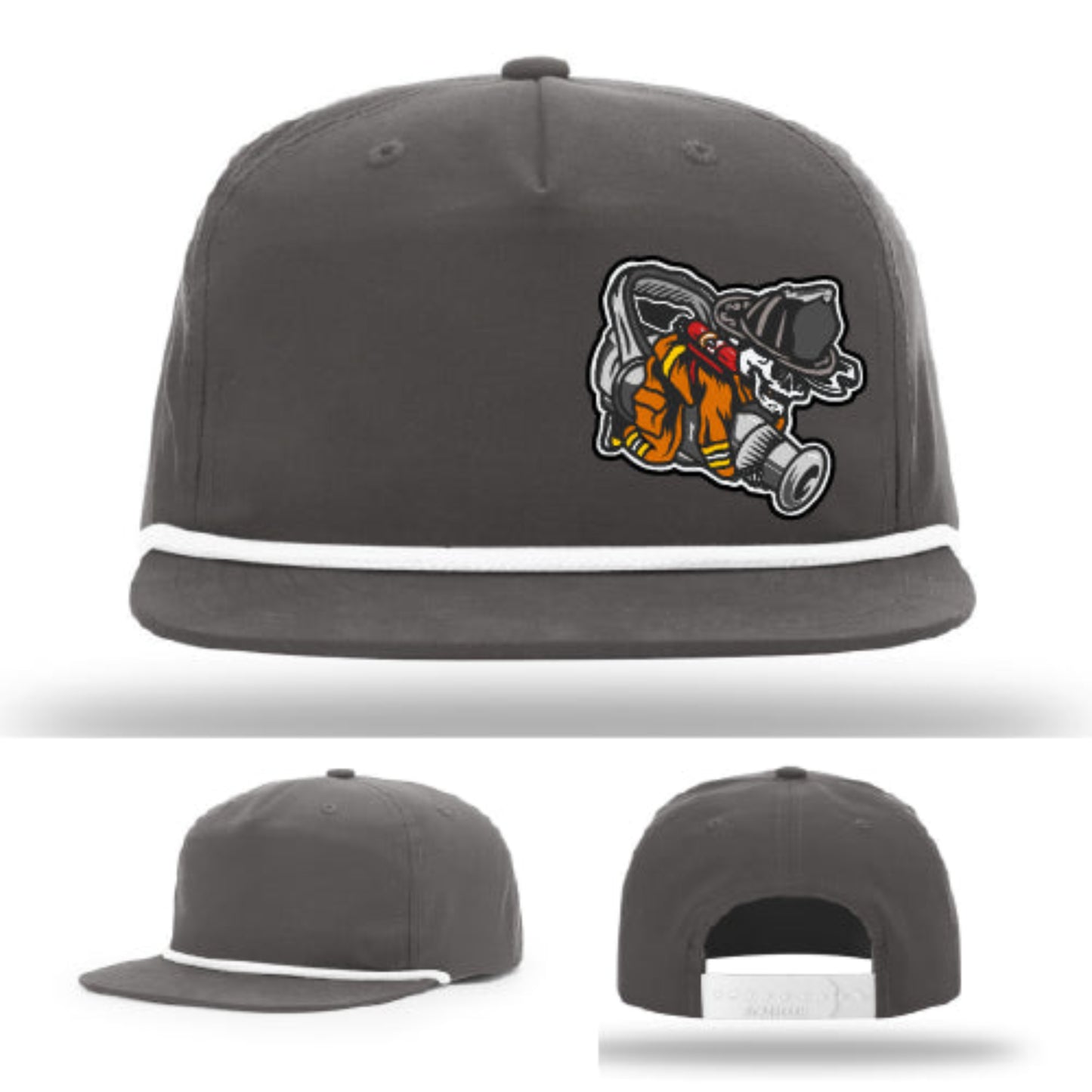 Firefighter lifestyle Richardson hat with fireman patch β trusted gear for crews nationwide.