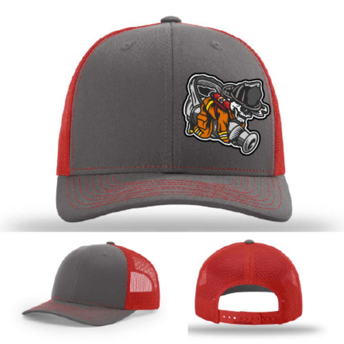 Firefighter lifestyle Richardson hat with fireman patch β firefighter hat with station-tested swagger.