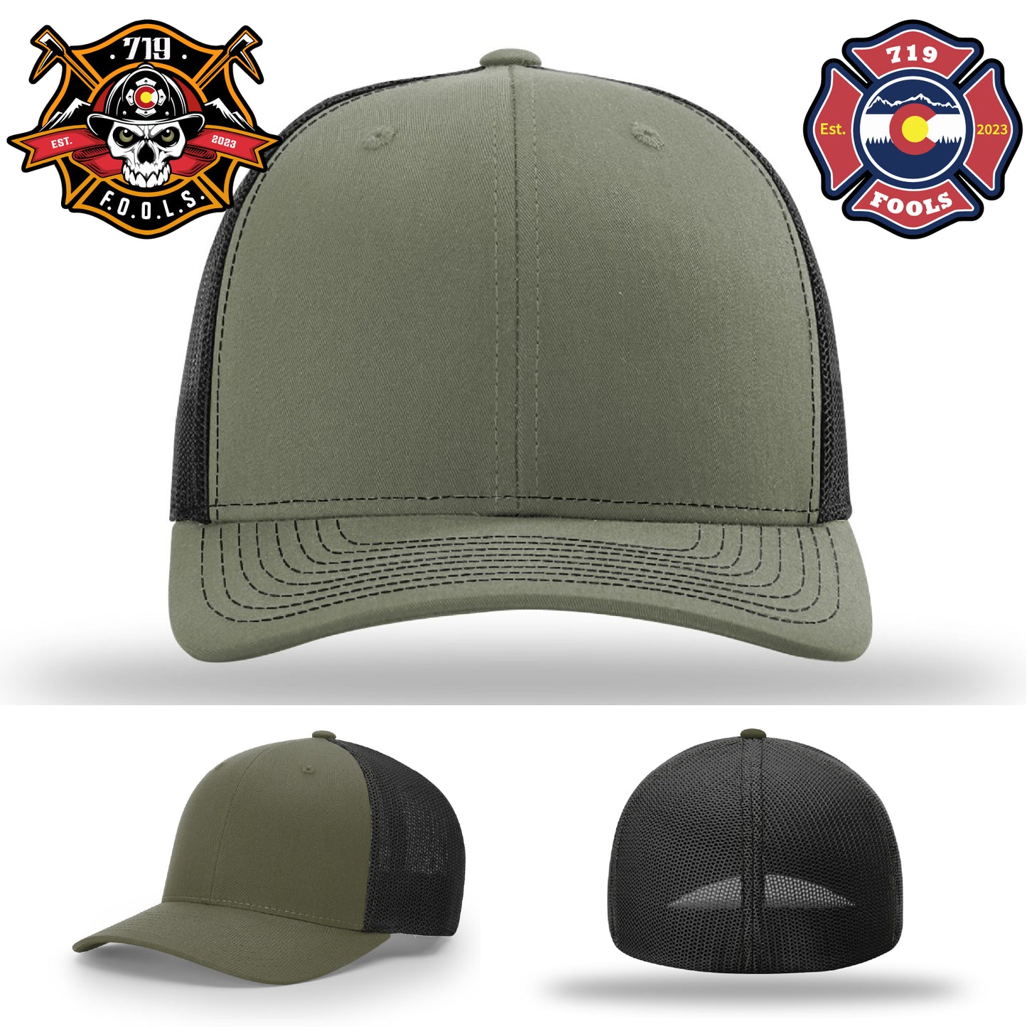 Firefighter gear staple – 719 FOOLS patch hat by Richardson