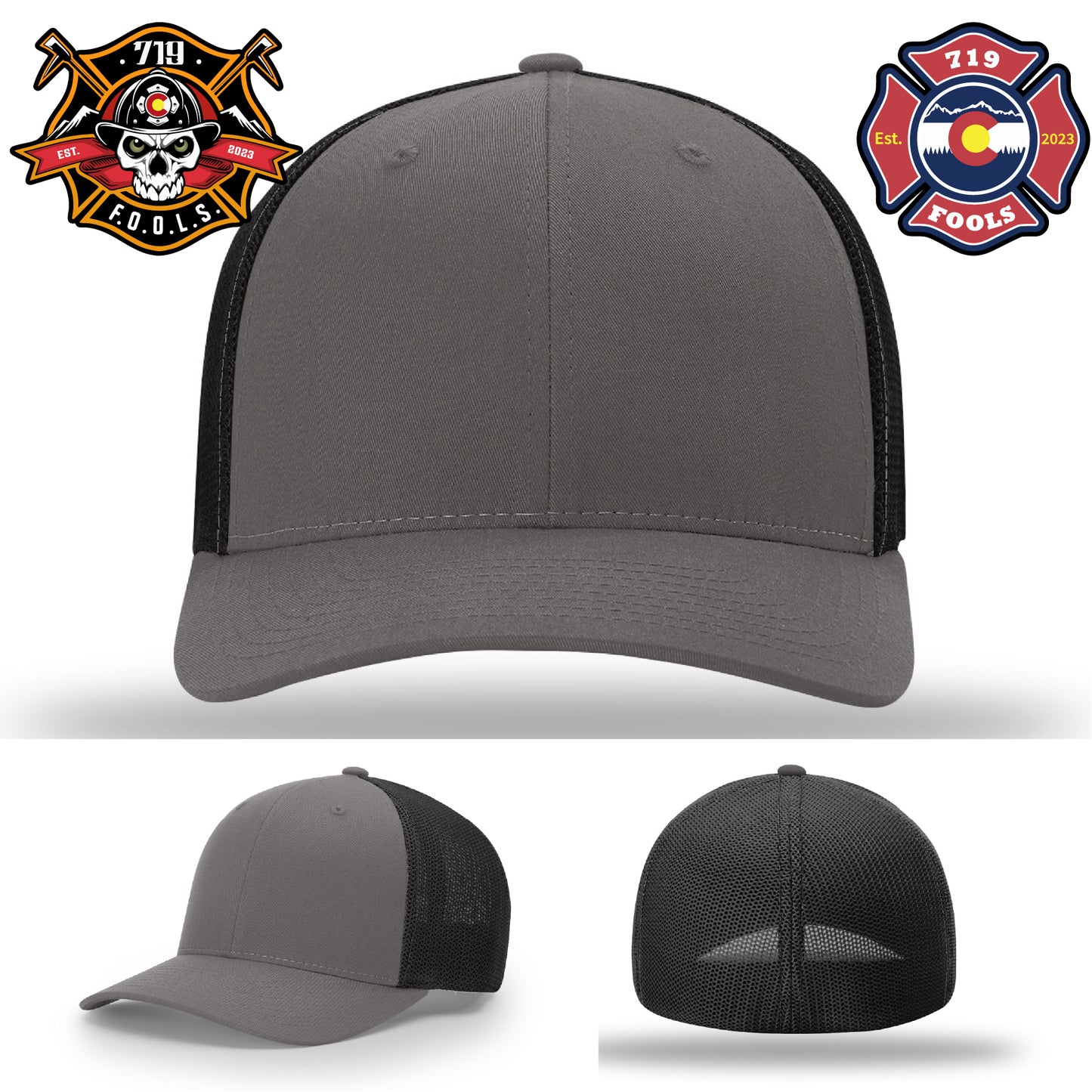 719 FOOLS firefighter edition patch – mounted on Richardson hat