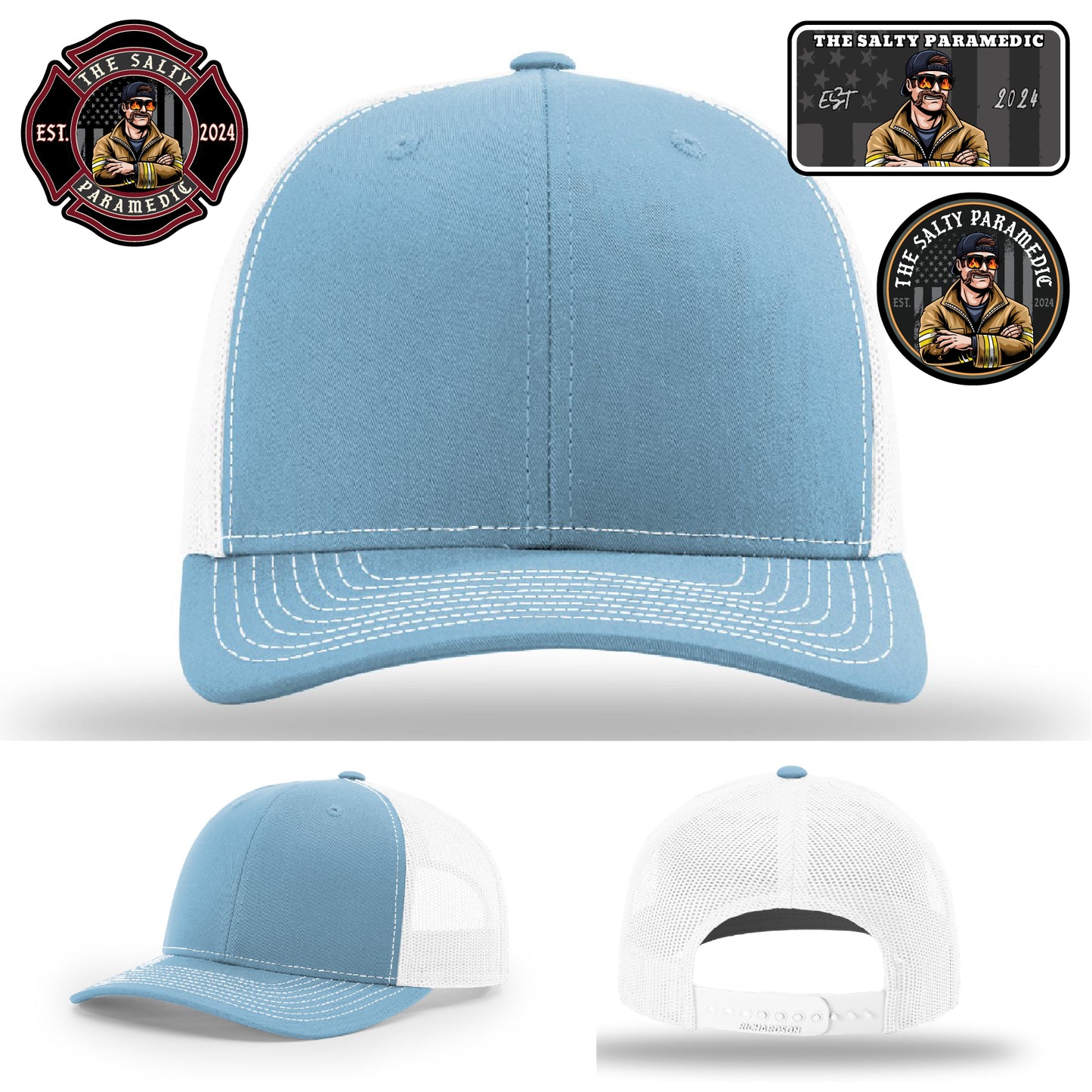 Custom headwear for EMS – The Salty Paramedic style