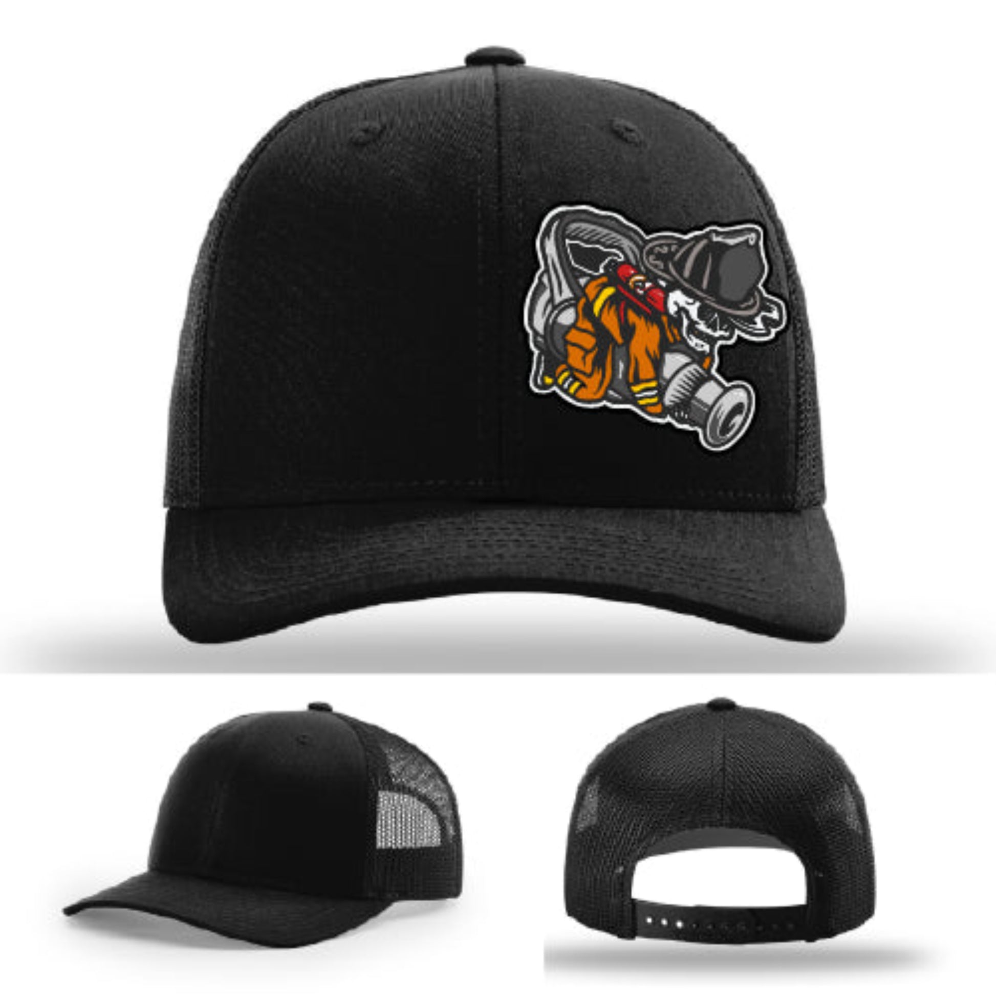 Firefighter lifestyle Richardson hat with fireman patch β built for off-duty pride and on-duty support.