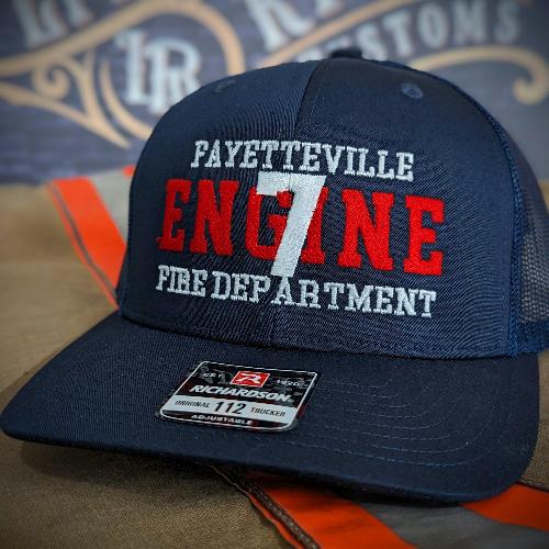 Firefighter hat, Custom Richardson fire department hat, first responder hats, firefighter leather patch hats, Custom firefighter hats, fireman gifts, Fire shield hat Thin red line hats, Custom fire department hats, leather head, custom embroidered hats, fire department hats