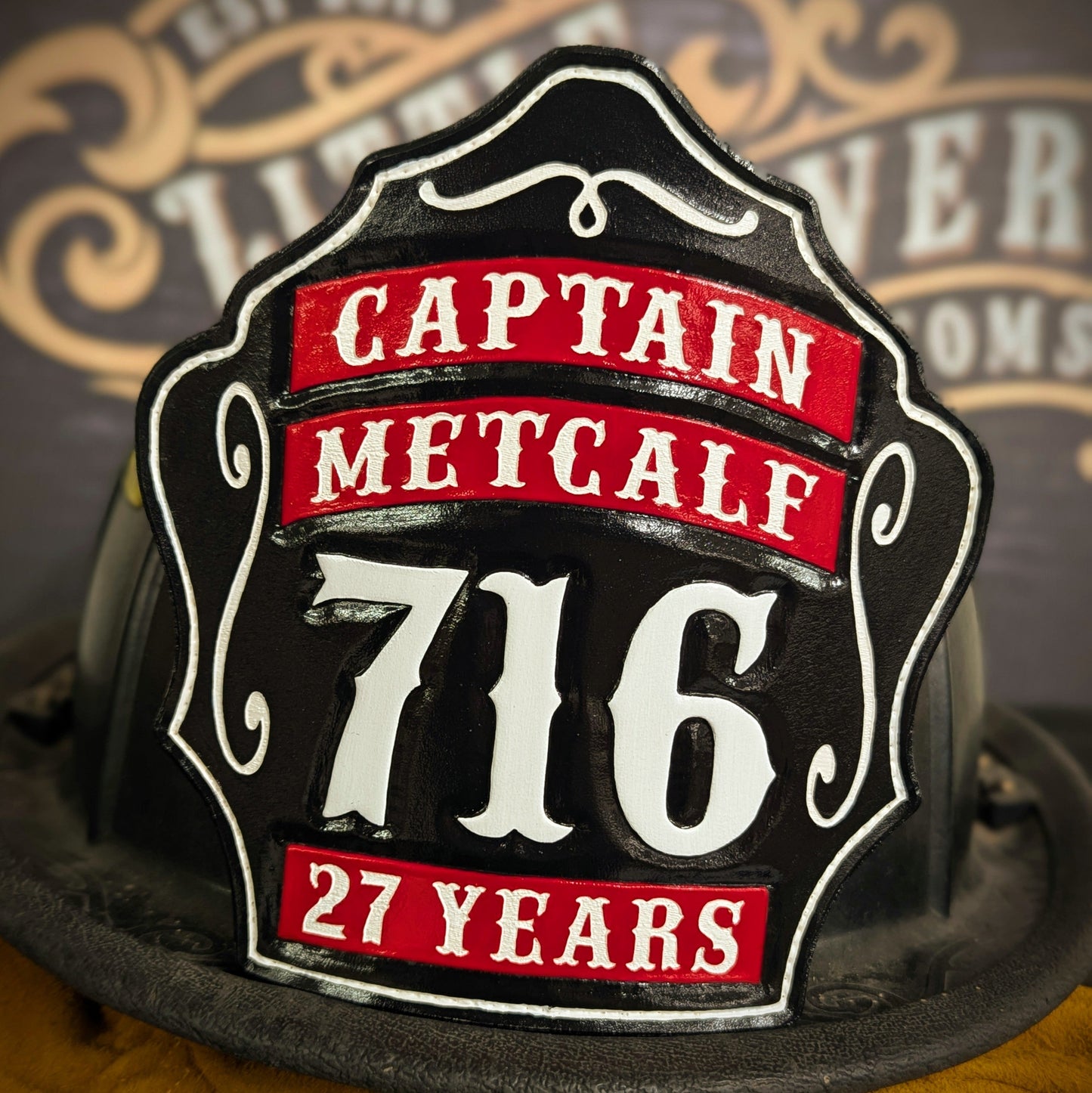 Custom firefighter helmet shield For Cairns N5A, N6A, and Phenix TL2 Helmets