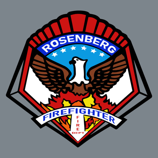 Custom firefighter hats with leather patch on Richardson 112 for your fire department