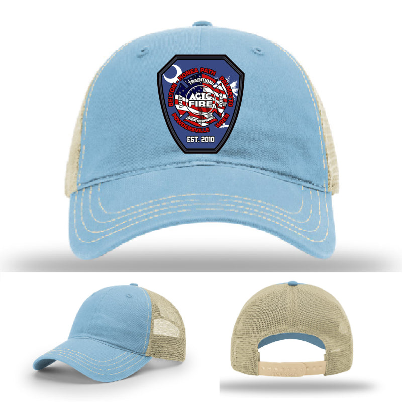 ACTC Firefighting Program alumni hat with durable leather patch
