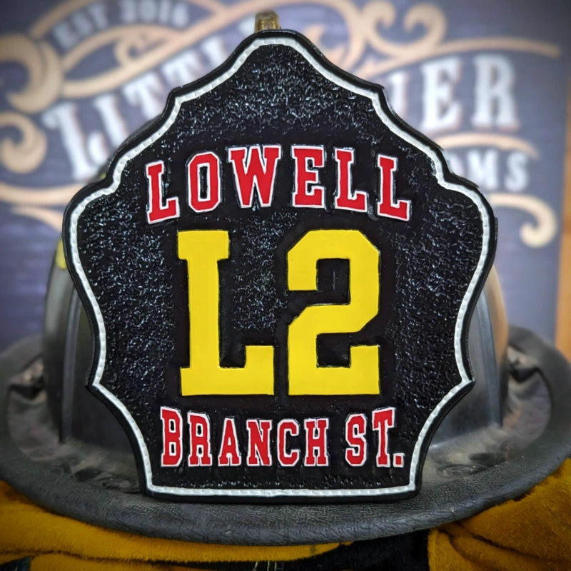 Custom helmet shield classic design for firefighter helmets
