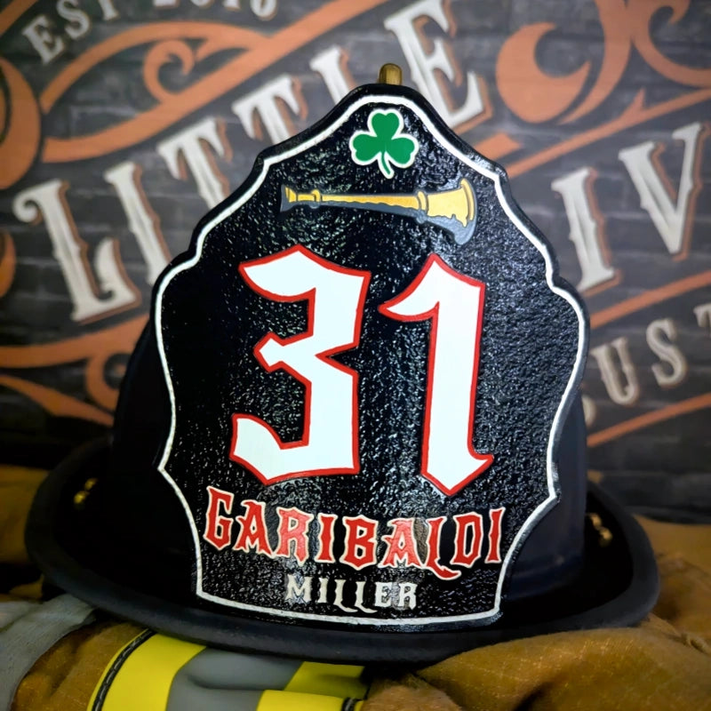 Classic custom helmet shield professional firefighter style
