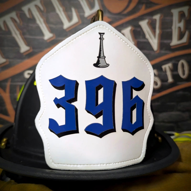 Leather firefighter helmet shield classic custom build