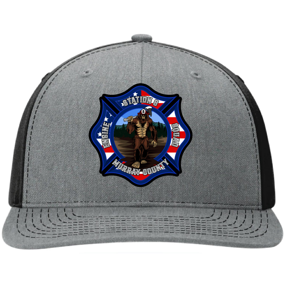 Murray County Fire Department Hat Custom Leather Patch