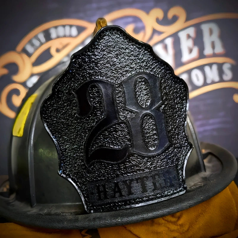 Custom Company Shield firefighter helmet shield built tough