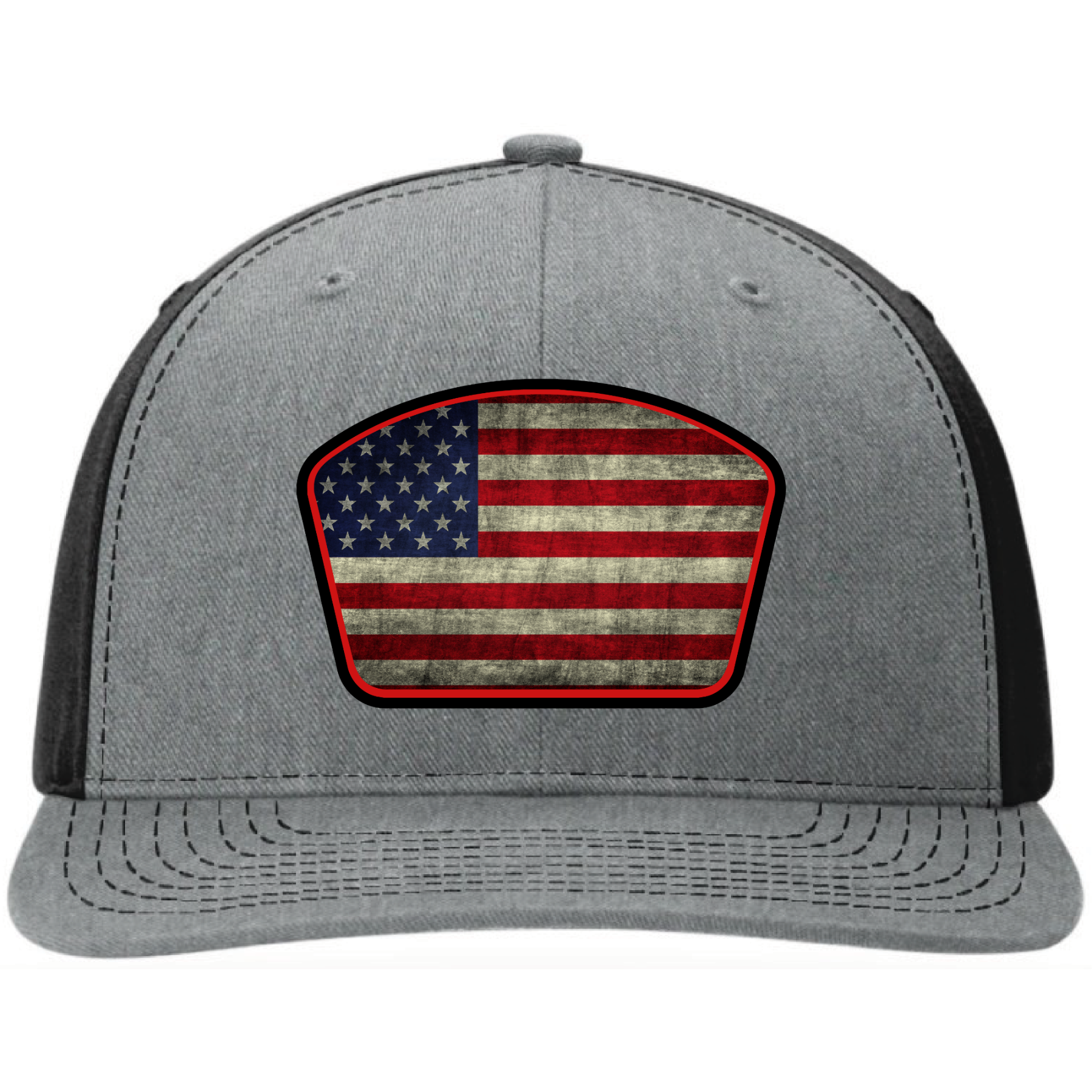 Custom artwork leather patch hat with personalized details