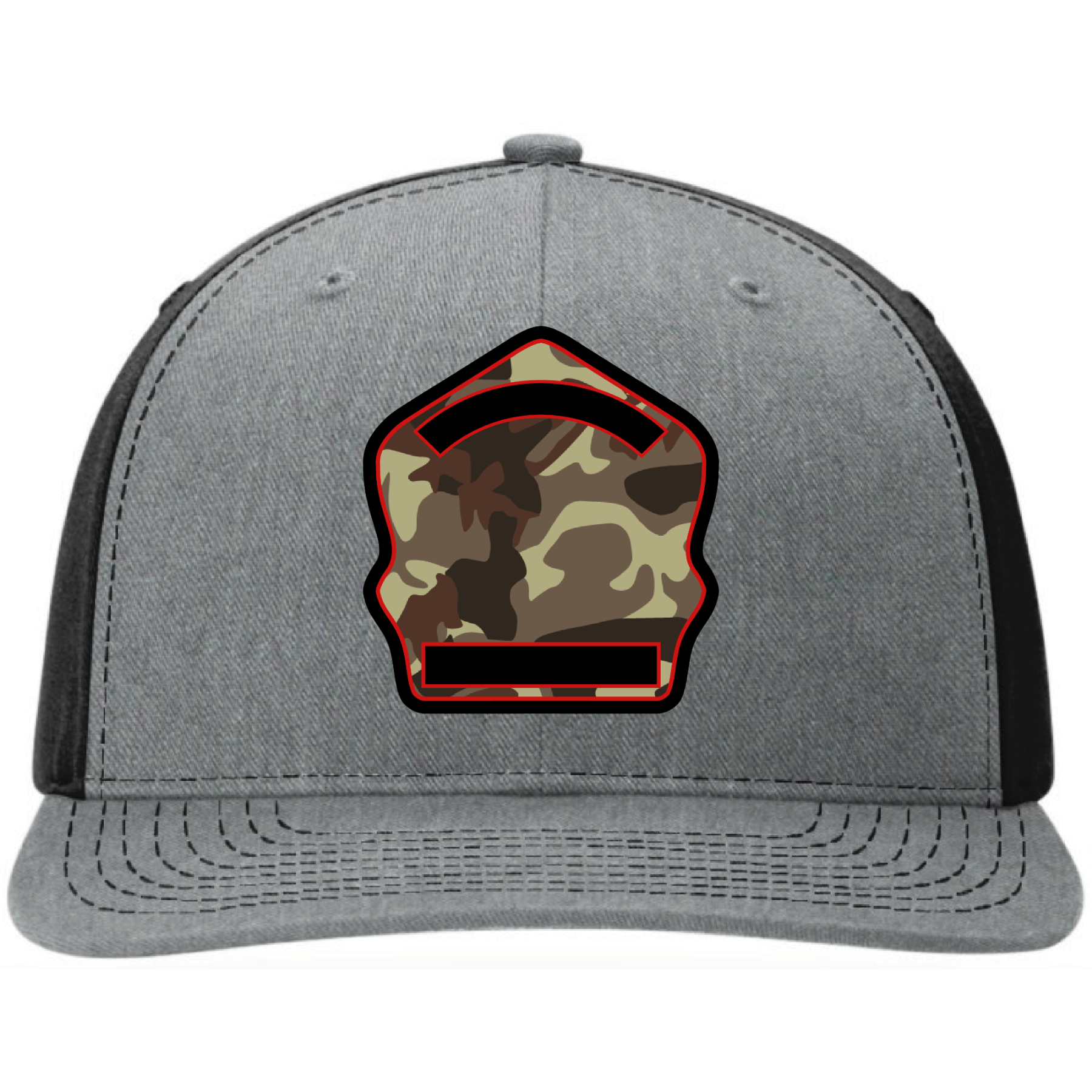 Custom photo leather patch hat with unique background