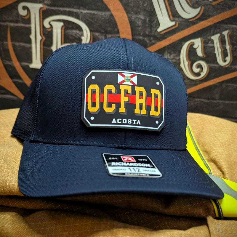 Personalized leather patch hat with custom image upload