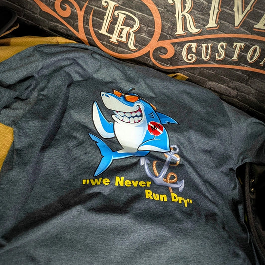 Firefighter station shirt customized with crew design for professional firehouse wear