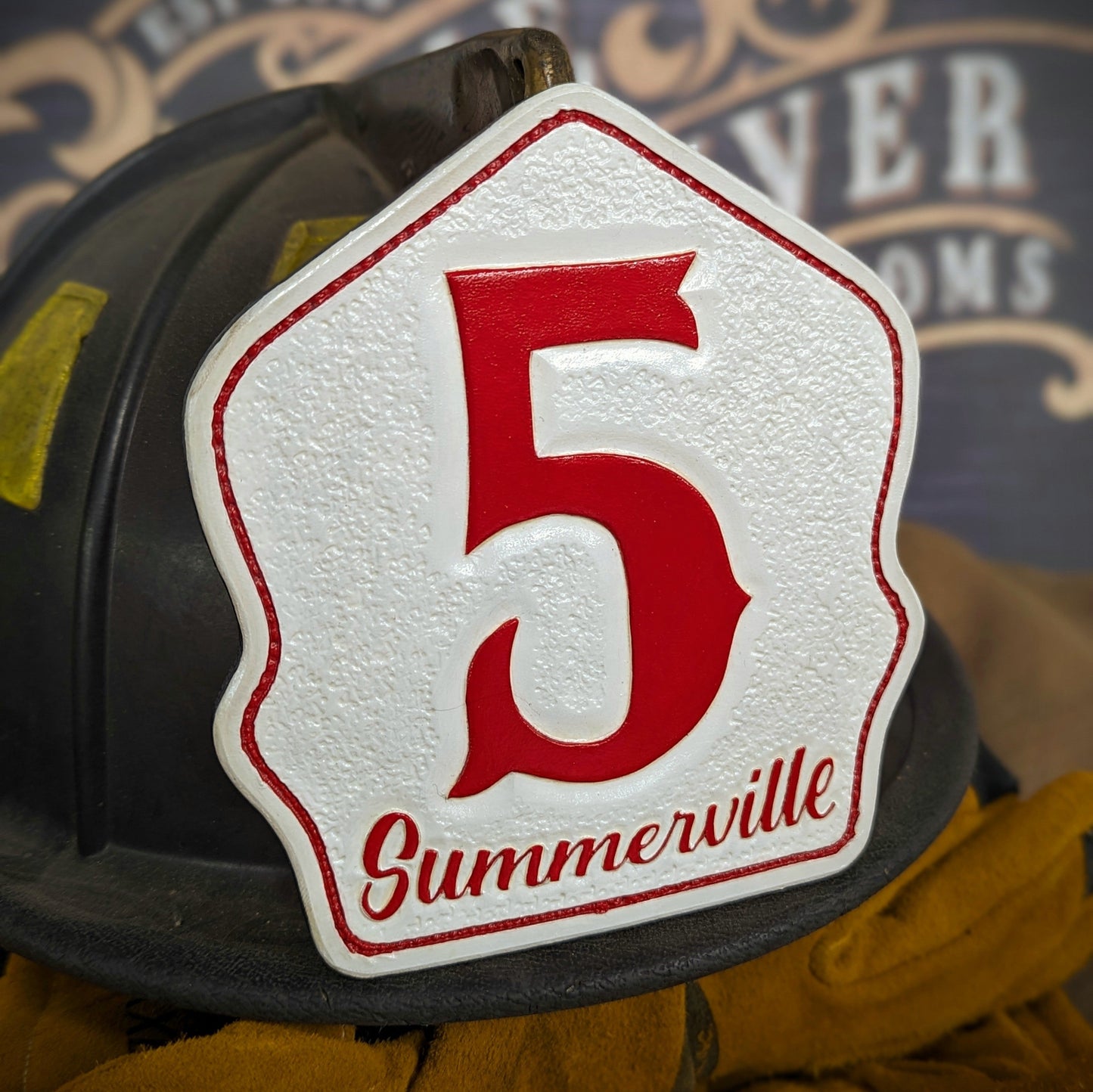 leather fire helmet shield – rugged design with firefighter functionality