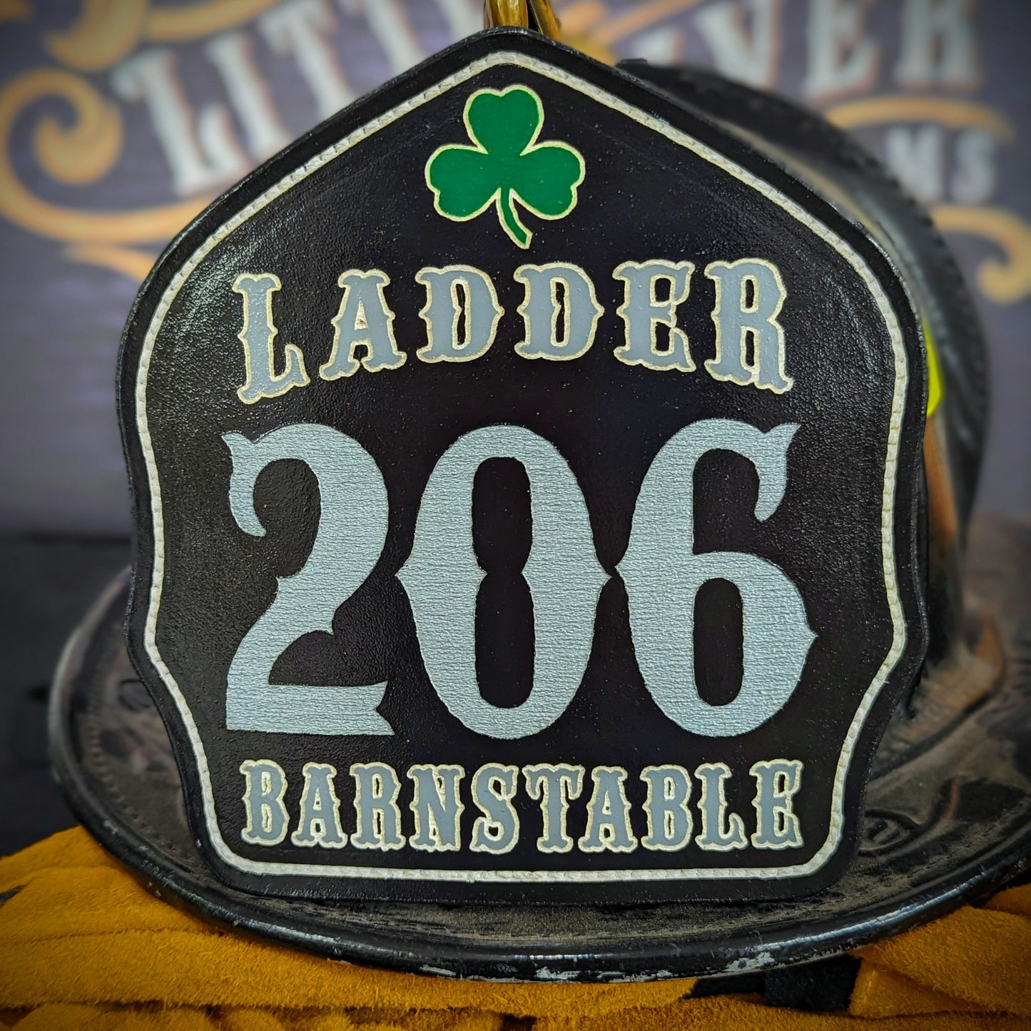 tough leather fire shield – custom fit for firefighters everywhere