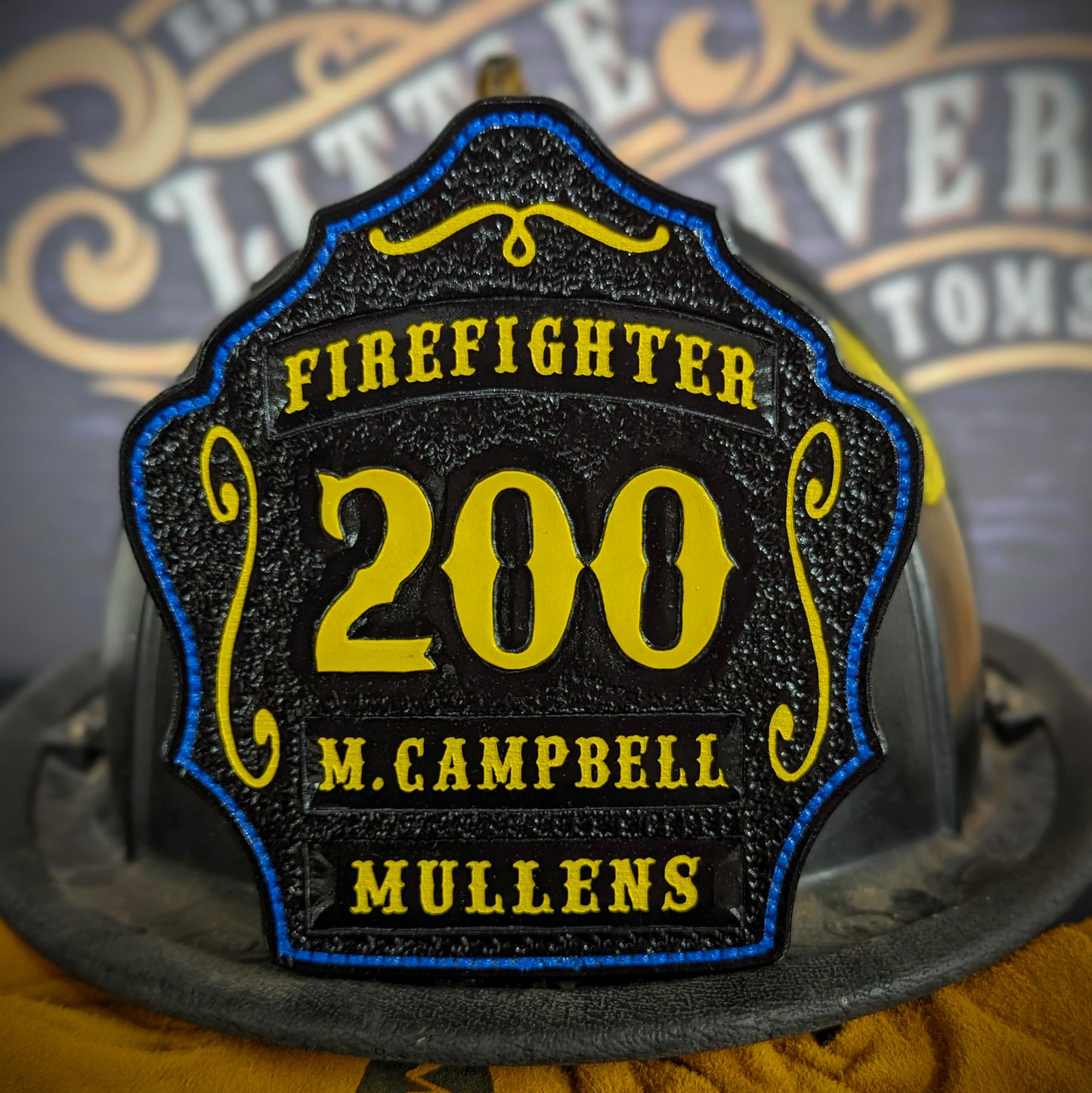 Custom firefighter helmet shield For Cairns N5A, N6A, and Phenix TL2 Helmets