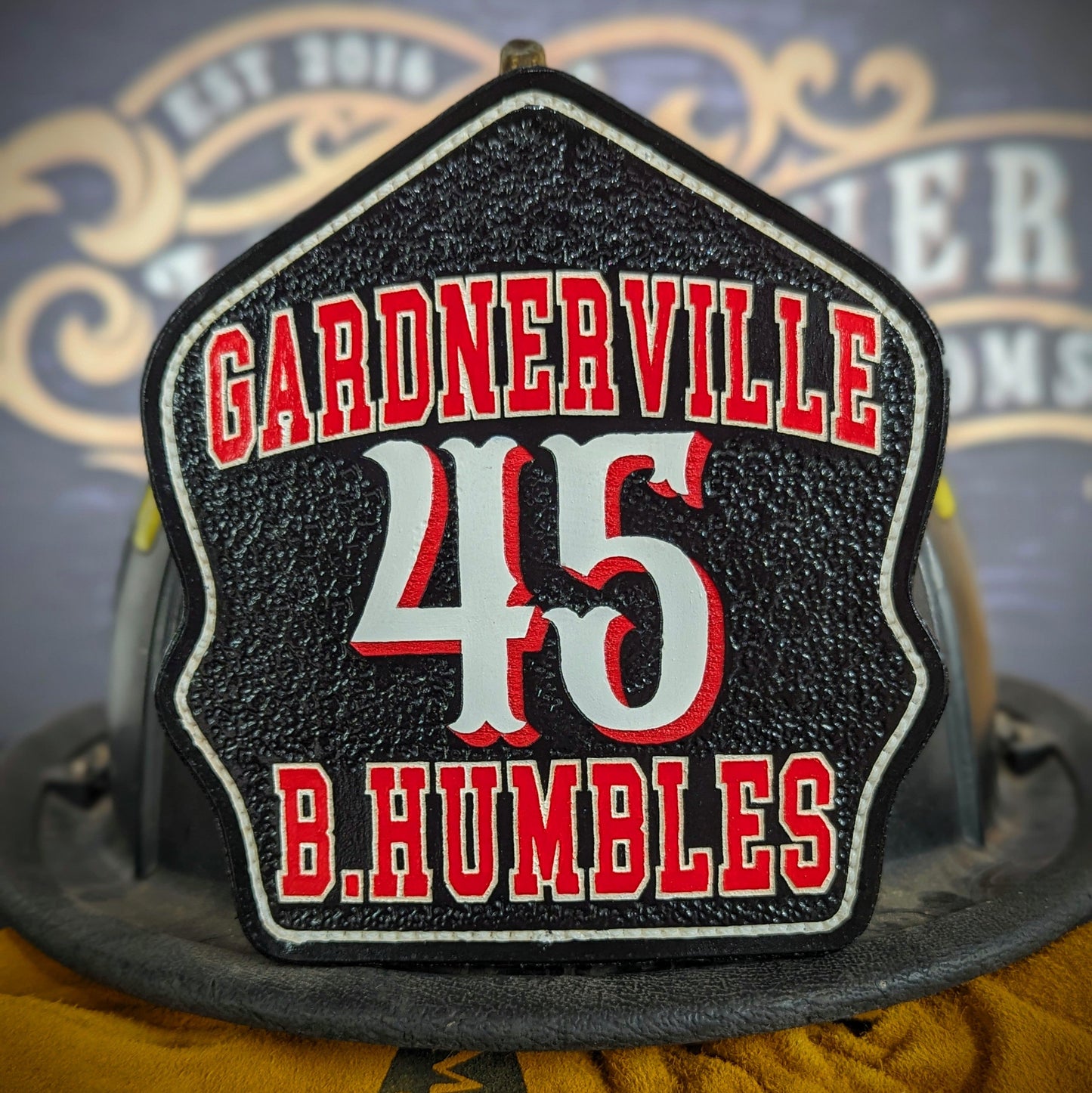 fire department helmet front – defining your crew’s legacy