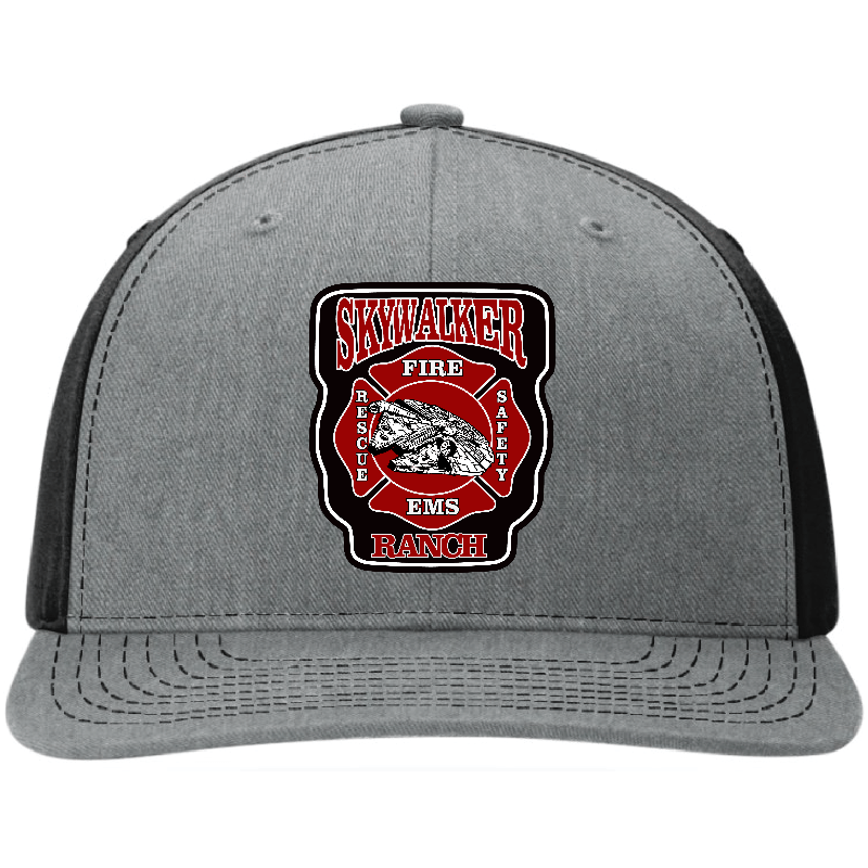 Skywalker Ranch custom leather patch hat by Little River Customs