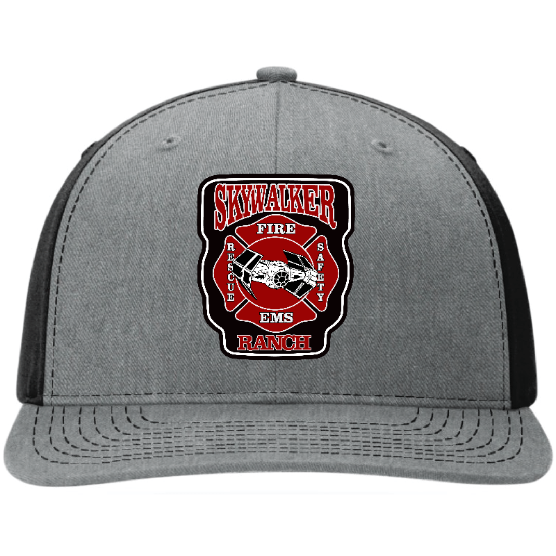 Skywalker Ranch custom leather patch hat by Little River Customs