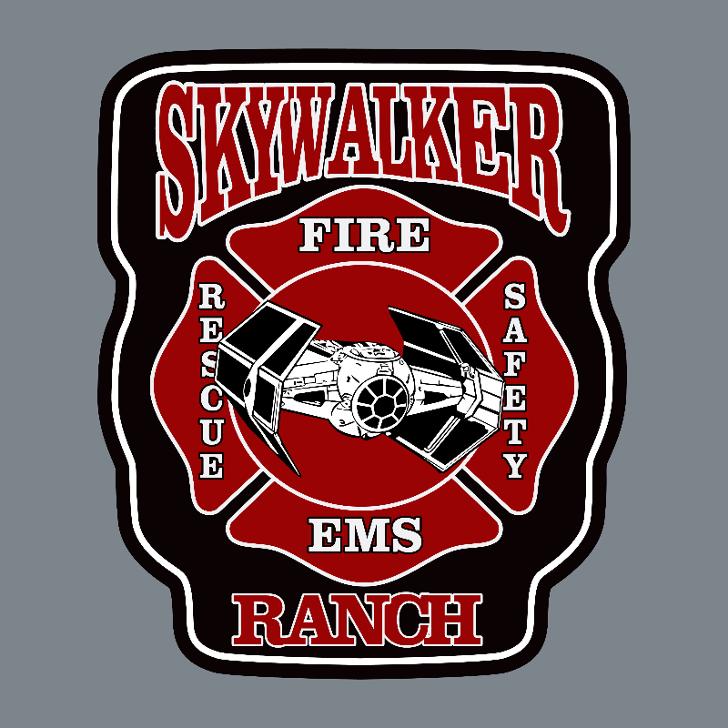 Skywalker Ranch custom leather patch hat by Little River Customs